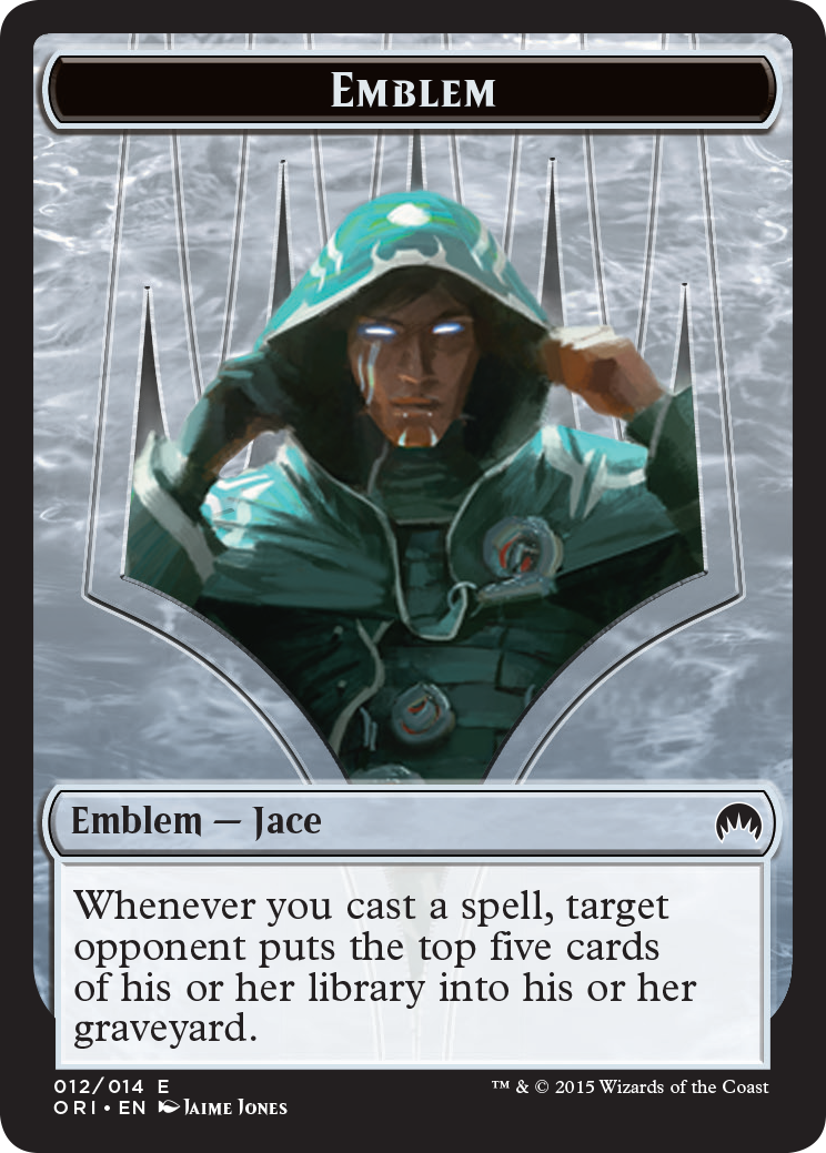 Pest // Jace, Telepath Unbound Emblem Double-Sided Token [Secret Lair: From Cute to Brute Tokens] | Gear Gaming Fayetteville