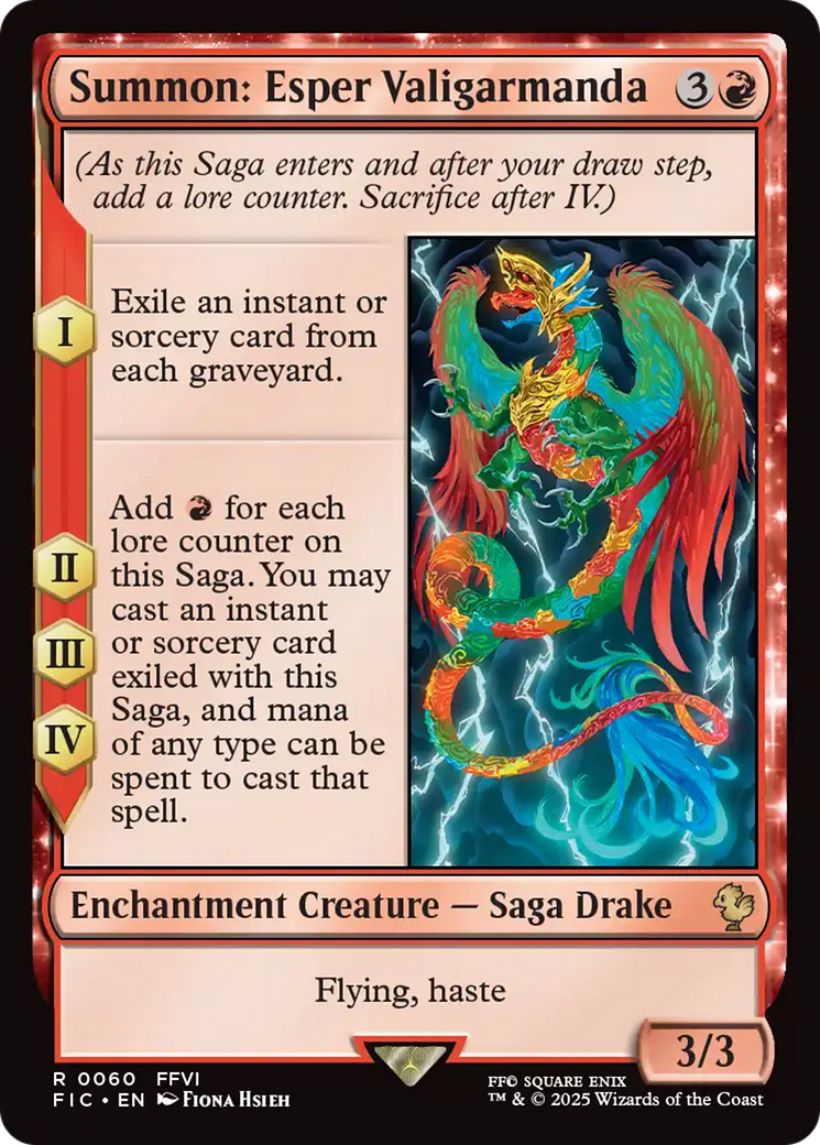 Summon: Esper Valigarmanda [FINAL FANTASY Commander] | Gear Gaming Fayetteville