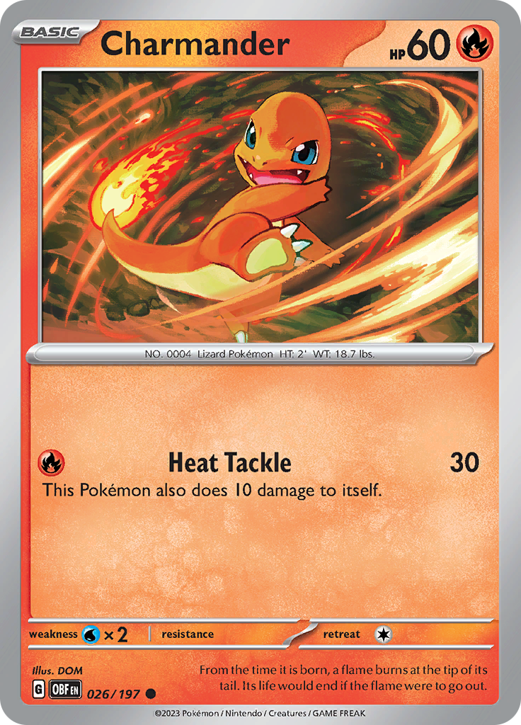 Charmander (026/197) [Scarlet & Violet: Obsidian Flames] | Gear Gaming Fayetteville