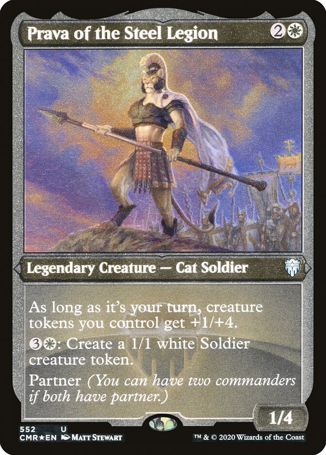 Prava of the Steel Legion (Etched) [Commander Legends] | Gear Gaming Fayetteville