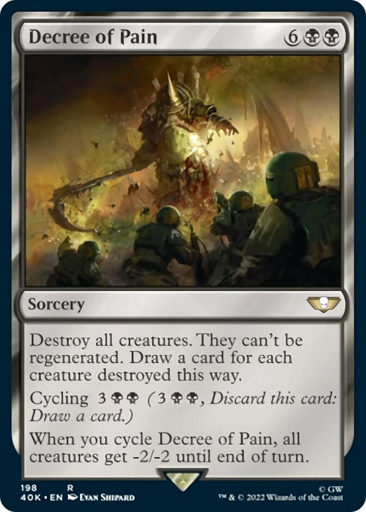 Decree of Pain (Surge Foil) [Warhammer 40,000] | Gear Gaming Fayetteville