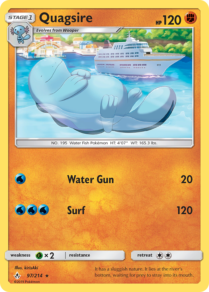Quagsire (97/214) [Sun & Moon: Unbroken Bonds] | Gear Gaming Fayetteville