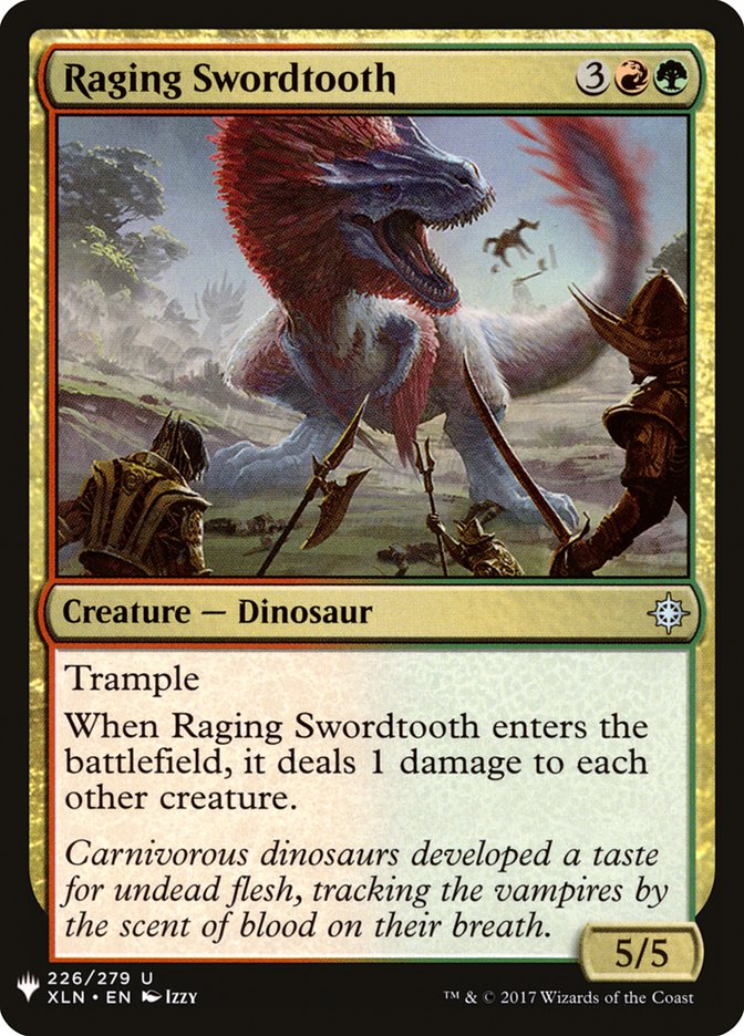 Raging Swordtooth [Mystery Booster] | Gear Gaming Fayetteville