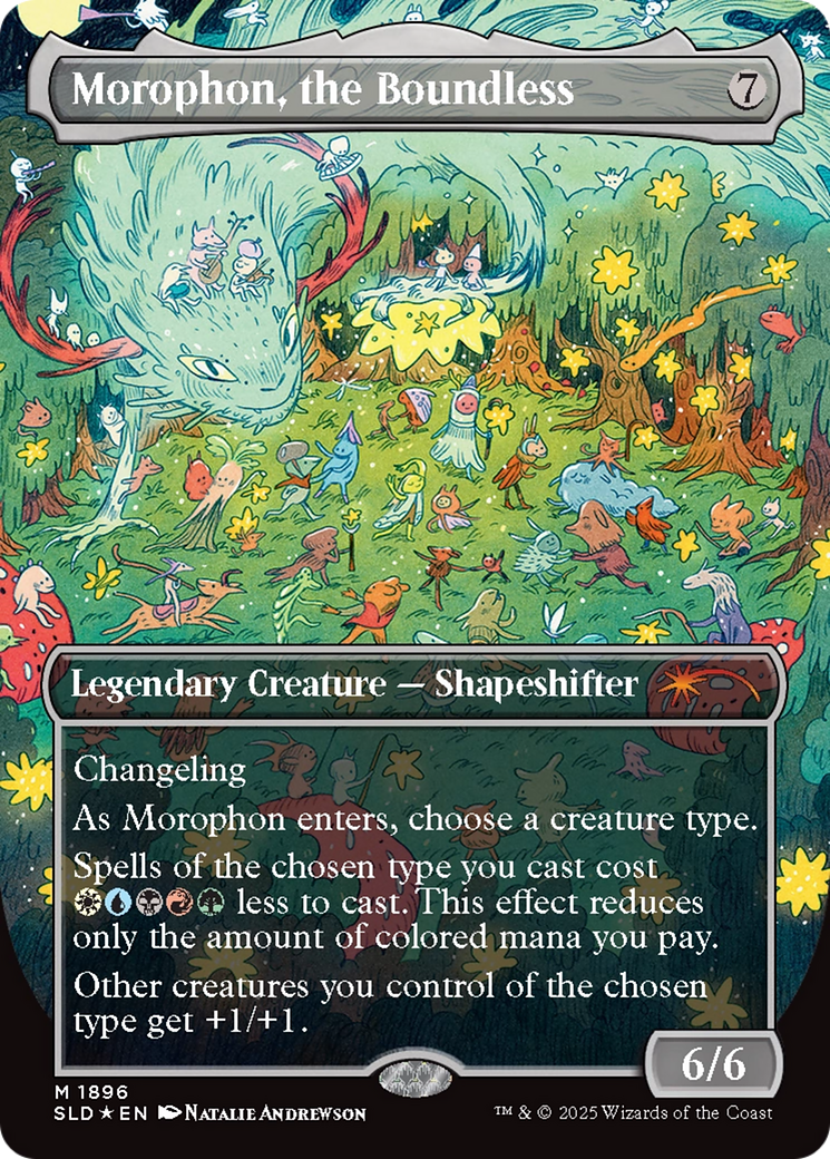 Morophon, the Boundless (Display Commander) - Thick Stock (Double Rainbow Foil) [Secret Lair Drop Series] | Gear Gaming Fayetteville