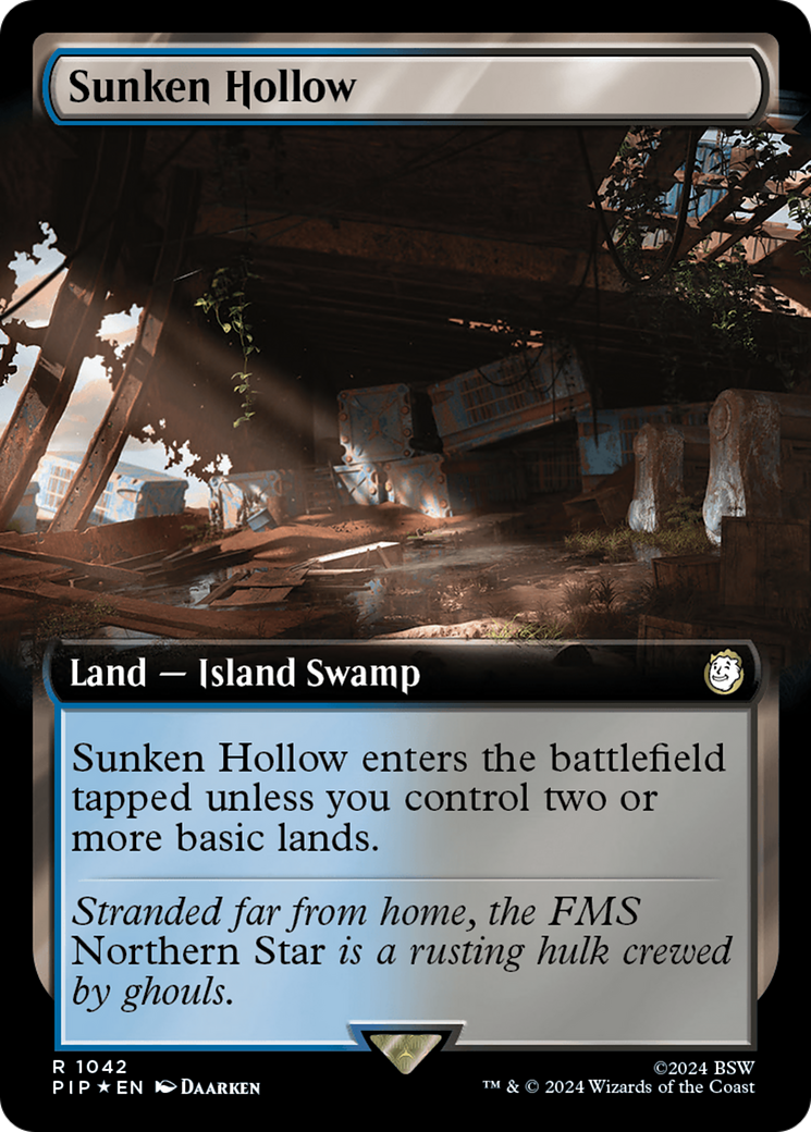 Sunken Hollow (Extended Art) (Surge Foil) [Fallout] | Gear Gaming Fayetteville