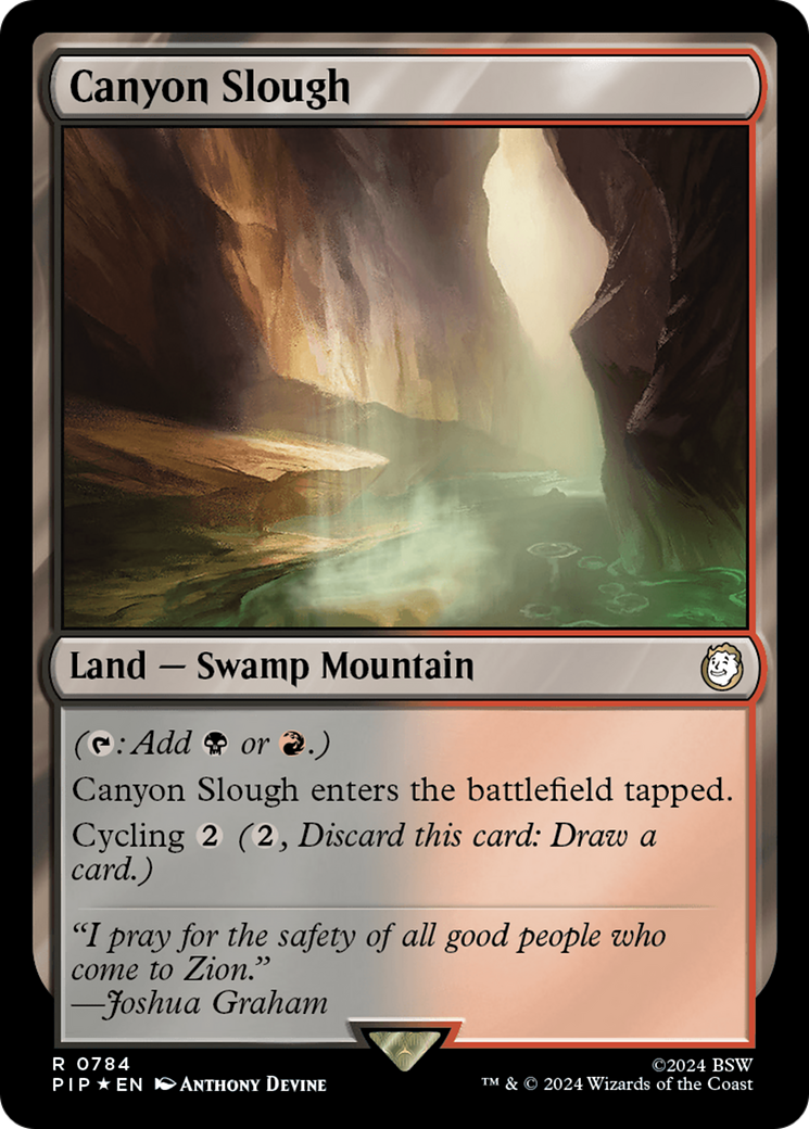 Canyon Slough (Surge Foil) [Fallout] | Gear Gaming Fayetteville