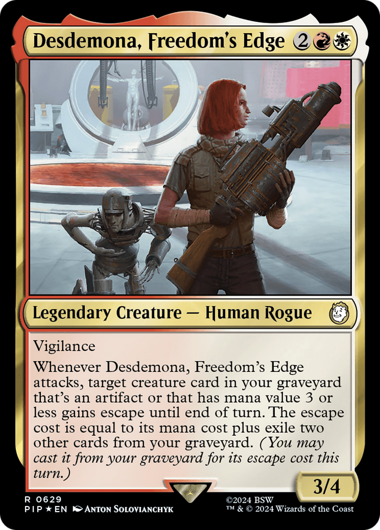 Desdemona, Freedom's Edge (Surge Foil) [Fallout] | Gear Gaming Fayetteville