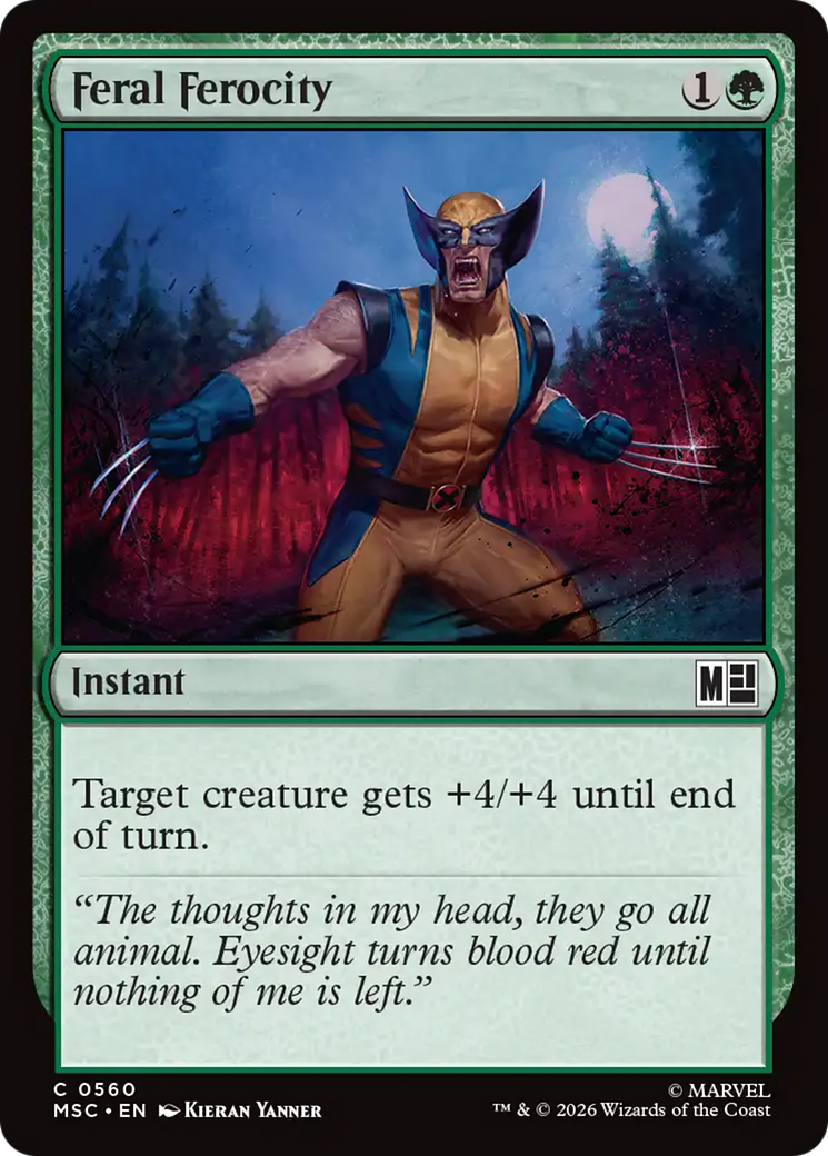 Feral Ferocity [Marvel Super Heroes Commander] | Gear Gaming Fayetteville