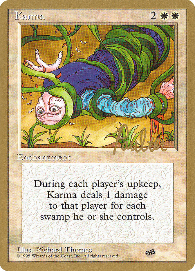 Karma (Preston Poulter) (SB) [Pro Tour Collector Set] | Gear Gaming Fayetteville