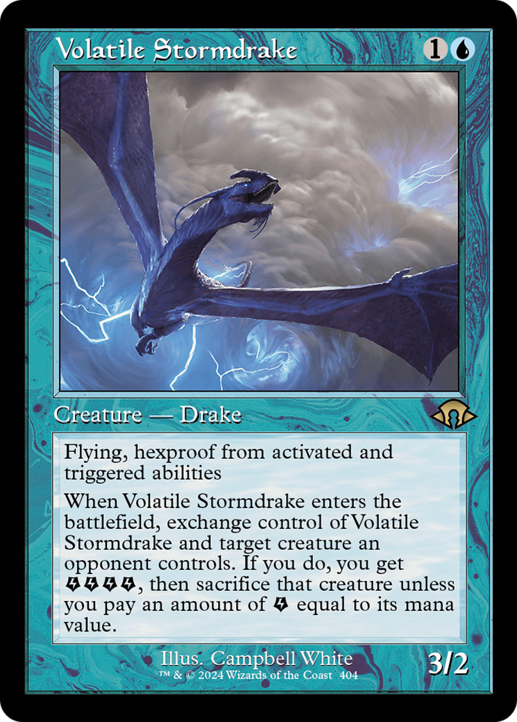 Volatile Stormdrake (Retro) [Modern Horizons 3] | Gear Gaming Fayetteville