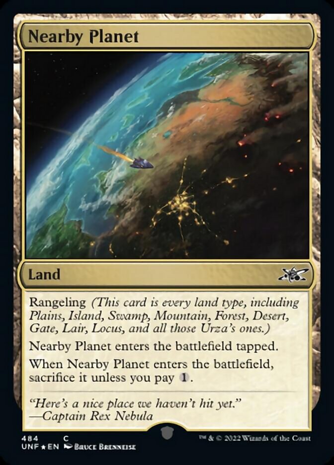 Nearby Planet (Galaxy Foil) [Unfinity] | Gear Gaming Fayetteville