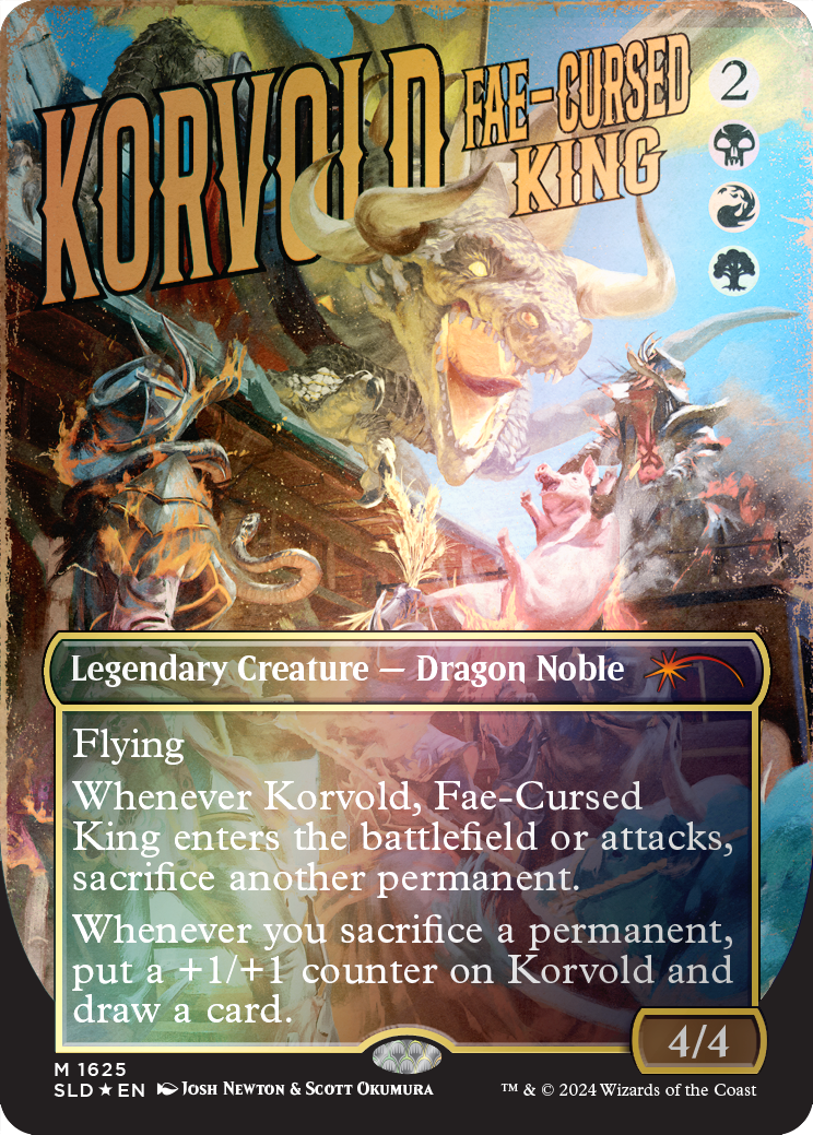 Korvold, Fae-Cursed King (Rainbow Foil) [Secret Lair Drop Series] | Gear Gaming Fayetteville