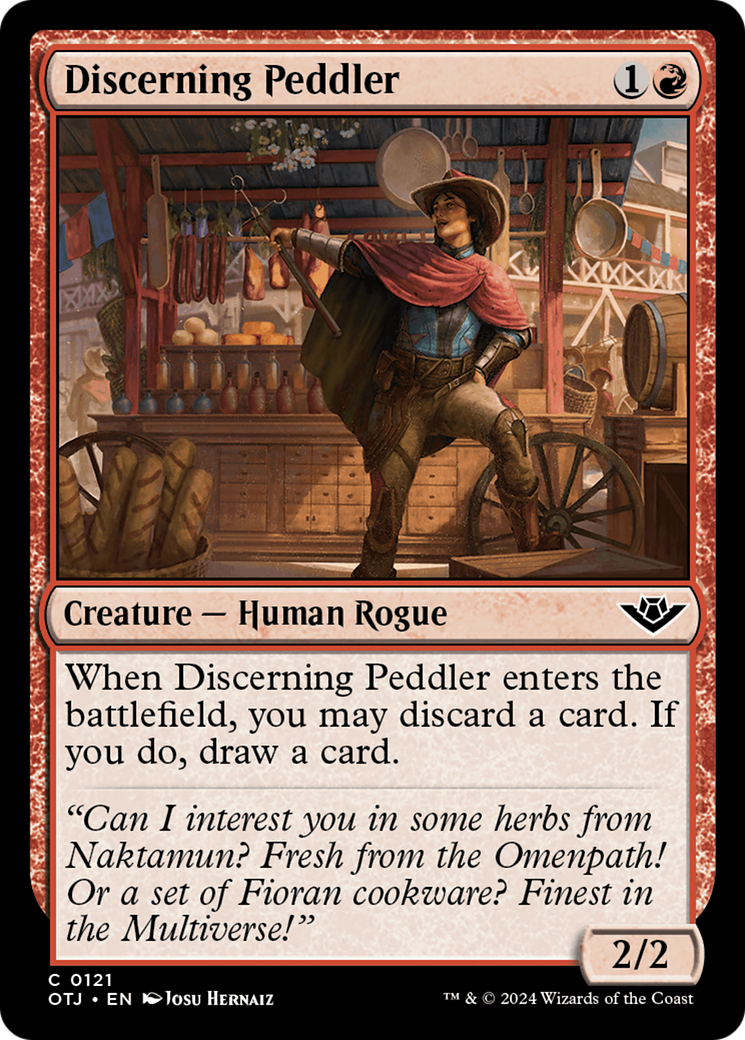 Discerning Peddler [Outlaws of Thunder Junction] | Gear Gaming Fayetteville