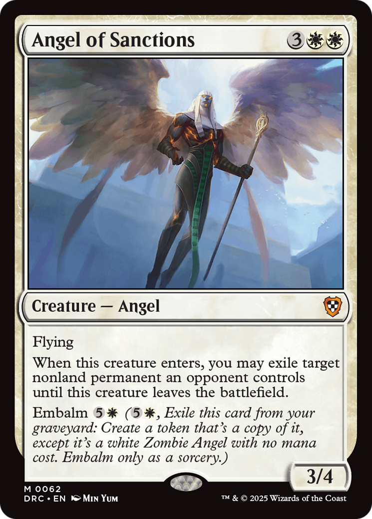 Angel of Sanctions [Aetherdrift Commander] | Gear Gaming Fayetteville