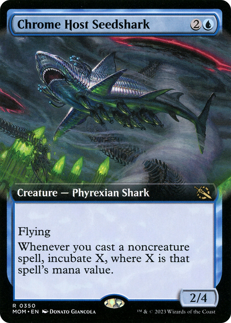 Chrome Host Seedshark (Extended Art) [March of the Machine] | Gear Gaming Fayetteville