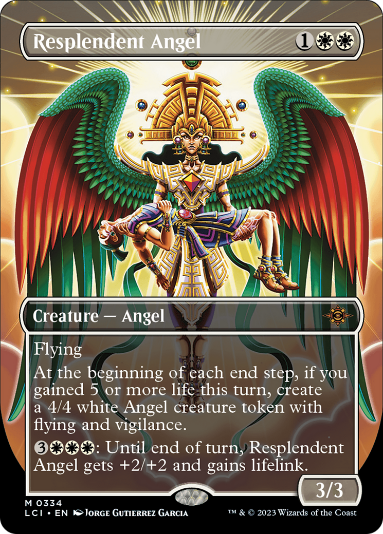 Resplendent Angel (Borderless) [The Lost Caverns of Ixalan] | Gear Gaming Fayetteville