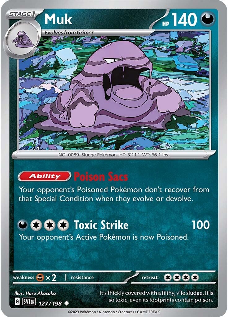 Muk (127/198) [Scarlet & Violet: Base Set] | Gear Gaming Fayetteville