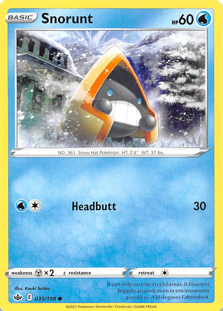 Snorunt (035/198) [Sword & Shield: Chilling Reign] | Gear Gaming Fayetteville