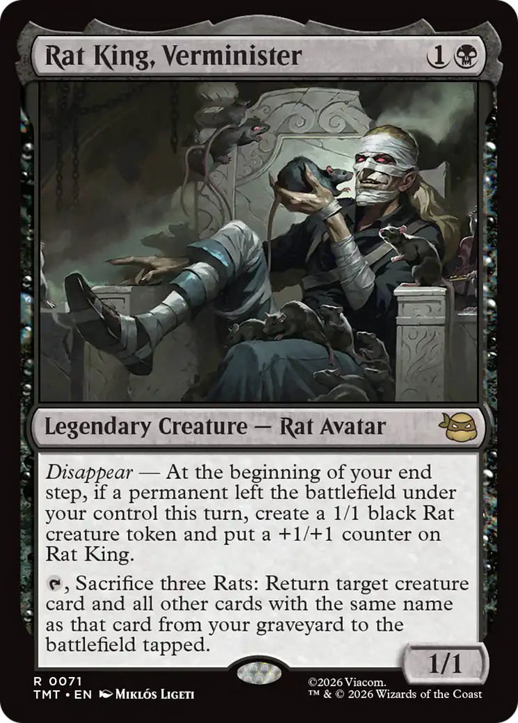 Rat King, Verminister [Teenage Mutant Ninja Turtles] | Gear Gaming Fayetteville
