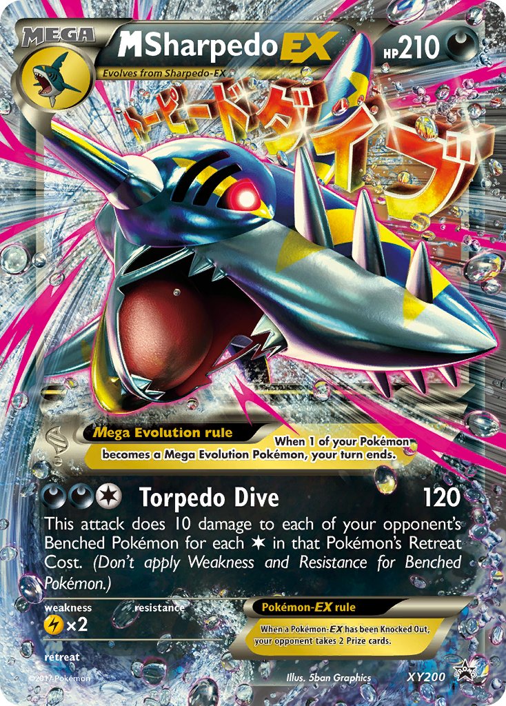 M Sharpedo EX (XY200) [XY: Black Star Promos] | Gear Gaming Fayetteville