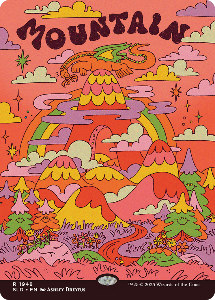 Mountain (1948) (Rainbow Foil) [Secret Lair Drop Series] | Gear Gaming Fayetteville