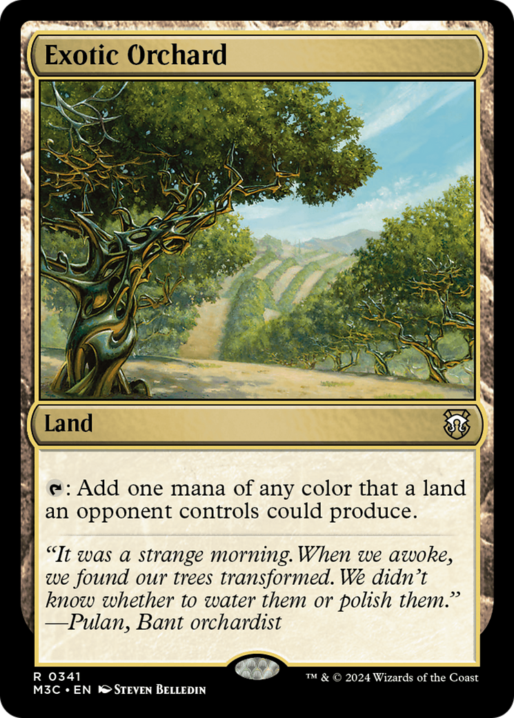 Exotic Orchard (Ripple Foil) [Modern Horizons 3 Commander] | Gear Gaming Fayetteville