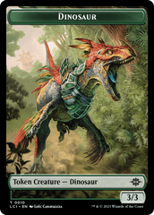 Map // Dinosaur (0010) Double-Sided Token [The Lost Caverns of Ixalan Tokens] | Gear Gaming Fayetteville