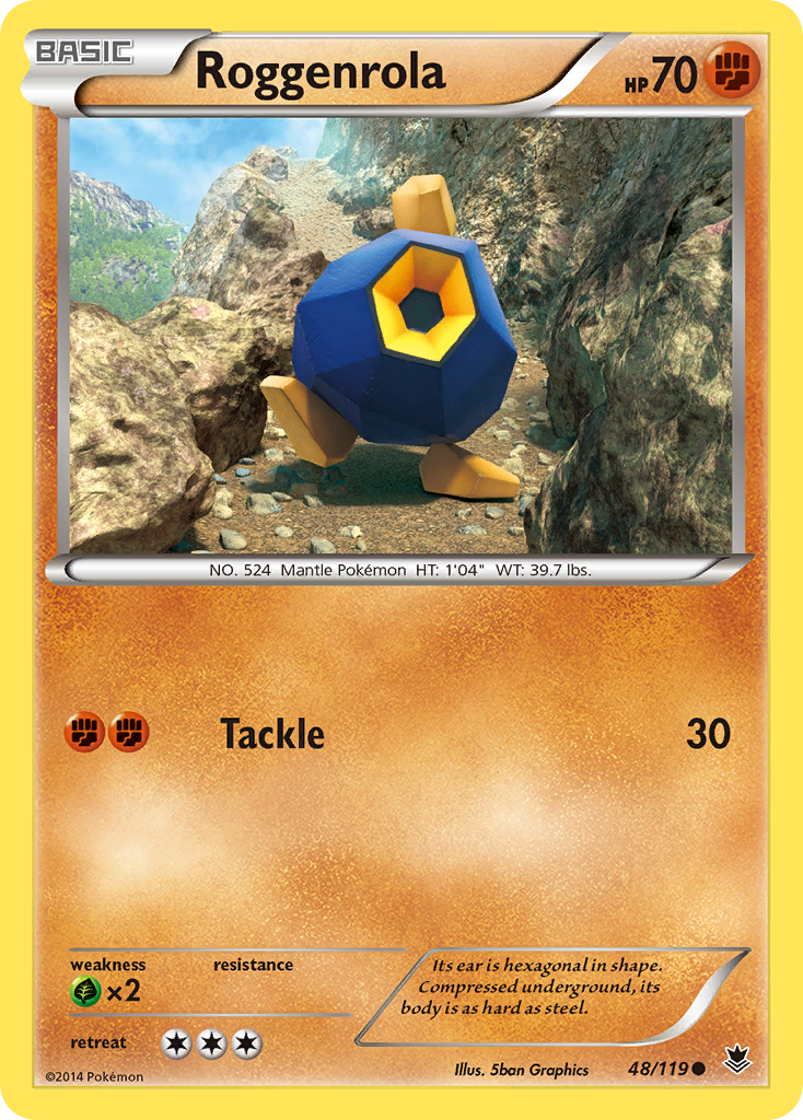 Roggenrola (48/119) [XY: Phantom Forces] | Gear Gaming Fayetteville