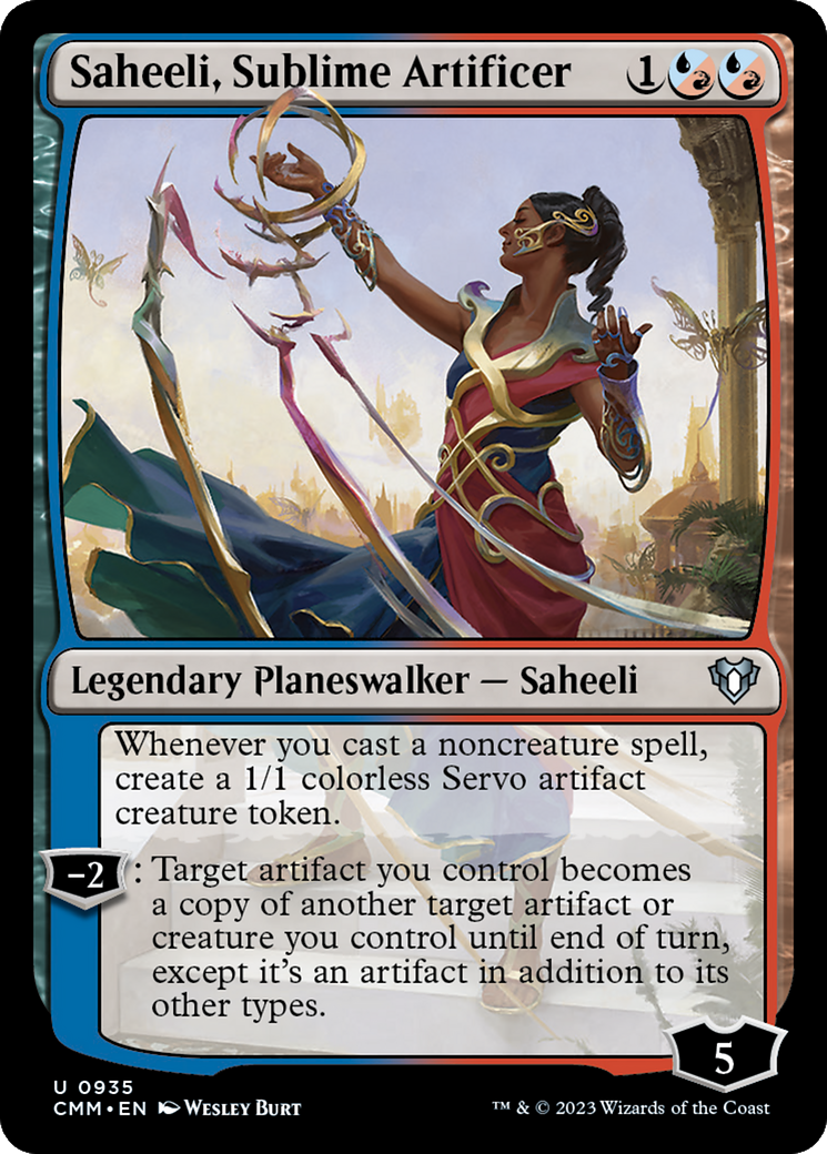 Saheeli, Sublime Artificer [Commander Masters] | Gear Gaming Fayetteville