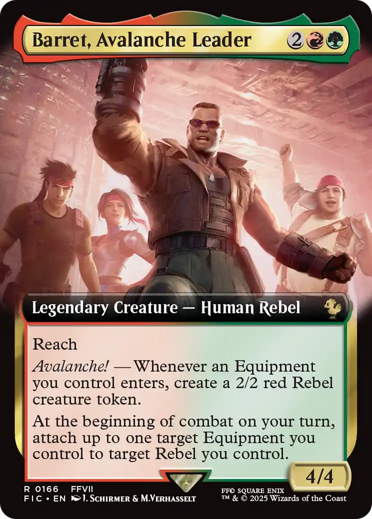 Barret, Avalanche Leader (Extended Art) [FINAL FANTASY Commander] | Gear Gaming Fayetteville