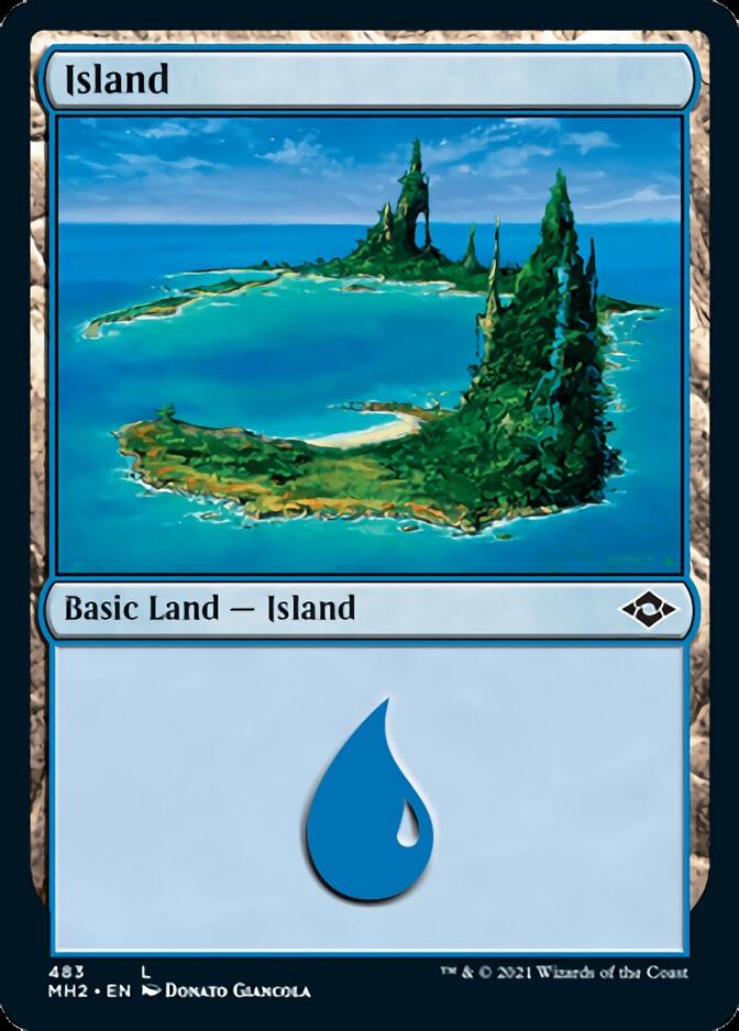 Island (483) (Foil Etched) [Modern Horizons 2] | Gear Gaming Fayetteville