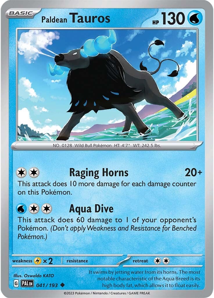 Paldean Tauros (041/193) [Scarlet & Violet: Paldea Evolved] | Gear Gaming Fayetteville