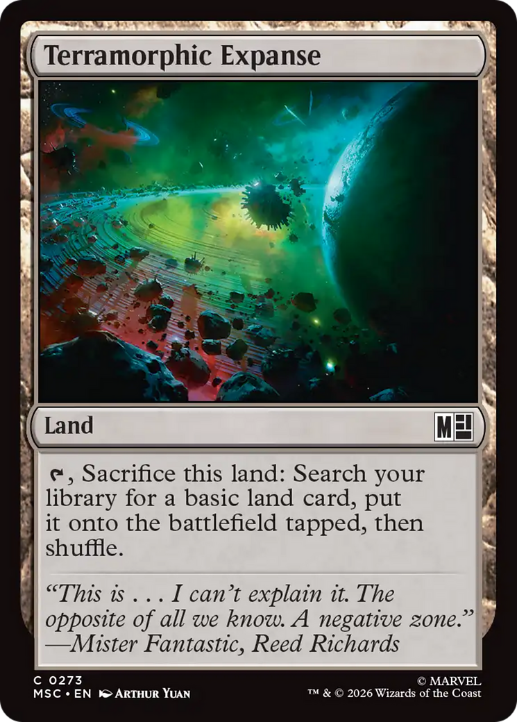 Terramorphic Expanse (0273) (Surge Foil) [Marvel Super Heroes Commander] | Gear Gaming Fayetteville