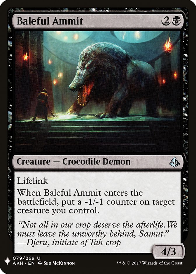 Baleful Ammit [Mystery Booster] | Gear Gaming Fayetteville