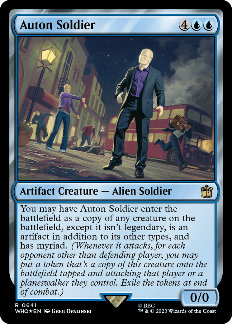 Auton Soldier (Surge Foil) [Doctor Who] | Gear Gaming Fayetteville