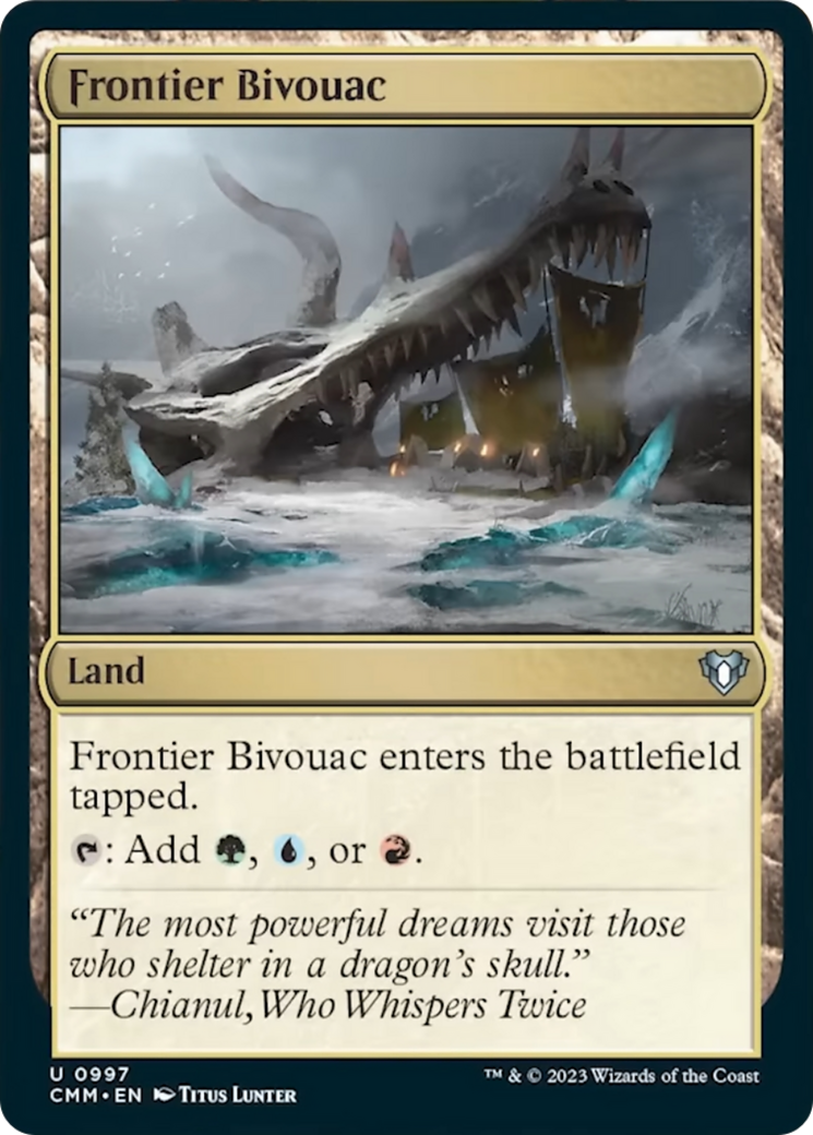 Frontier Bivouac [Commander Masters] | Gear Gaming Fayetteville