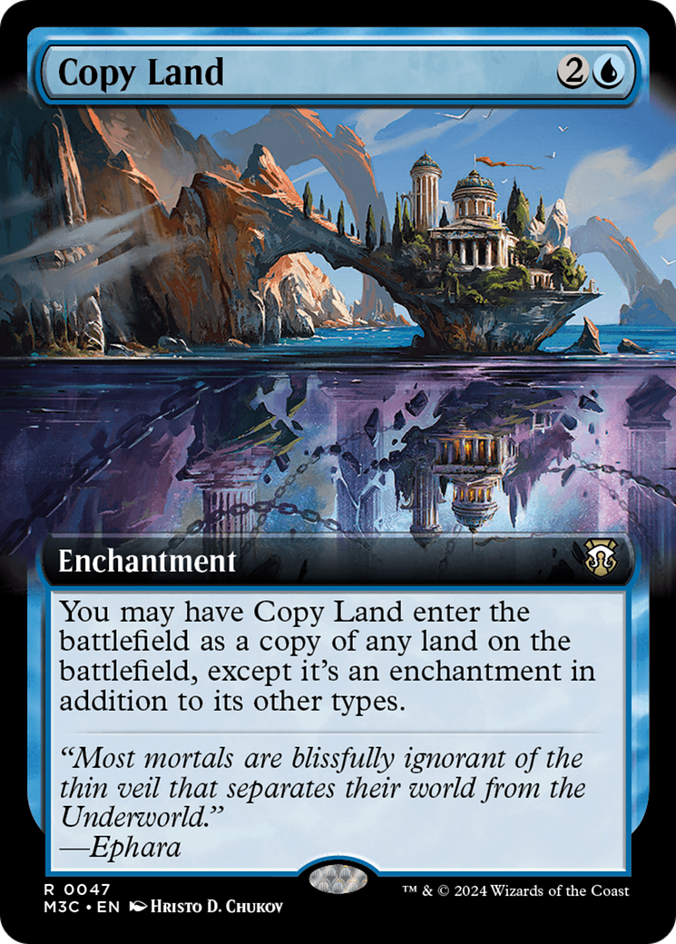 Copy Land (Extended Art) [Modern Horizons 3 Commander] | Gear Gaming Fayetteville