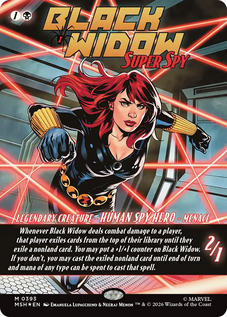 Black Widow, Super Spy (Borderless) (0393) [Marvel Super Heroes] | Gear Gaming Fayetteville