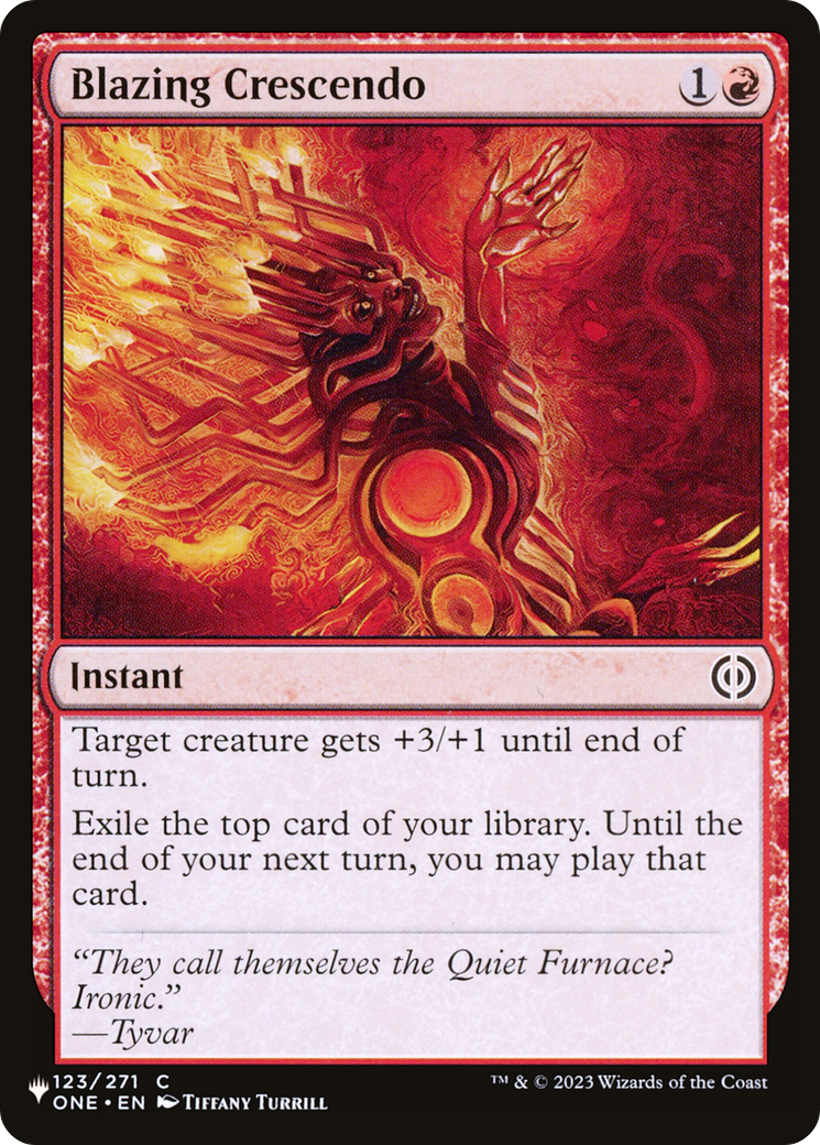 Blazing Crescendo [The List Reprints] | Gear Gaming Fayetteville