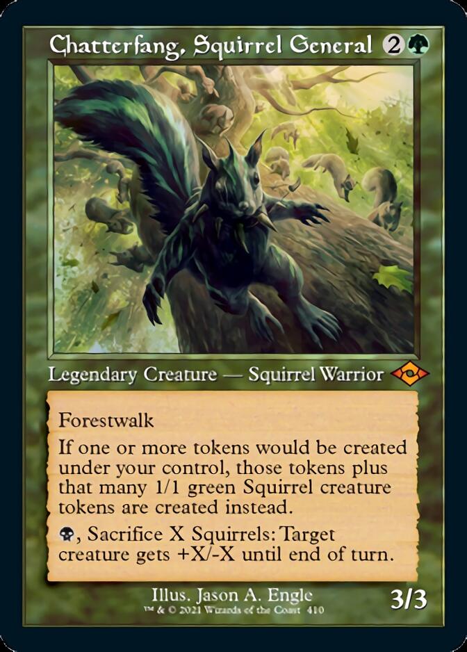 Chatterfang, Squirrel General (Retro Foil Etched) [Modern Horizons 2] | Gear Gaming Fayetteville