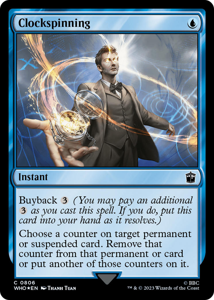 Clockspinning (Surge Foil) [Doctor Who] | Gear Gaming Fayetteville