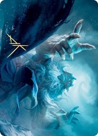 Cyclone Summoner Art Card (Gold-Stamped Signature) [Kaldheim Art Series] | Gear Gaming Fayetteville