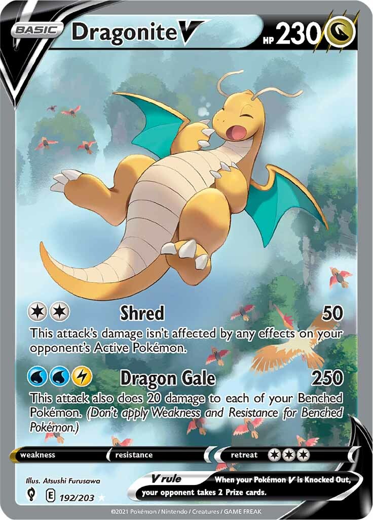 Dragonite V (192/203) [Sword & Shield: Evolving Skies] | Gear Gaming Fayetteville