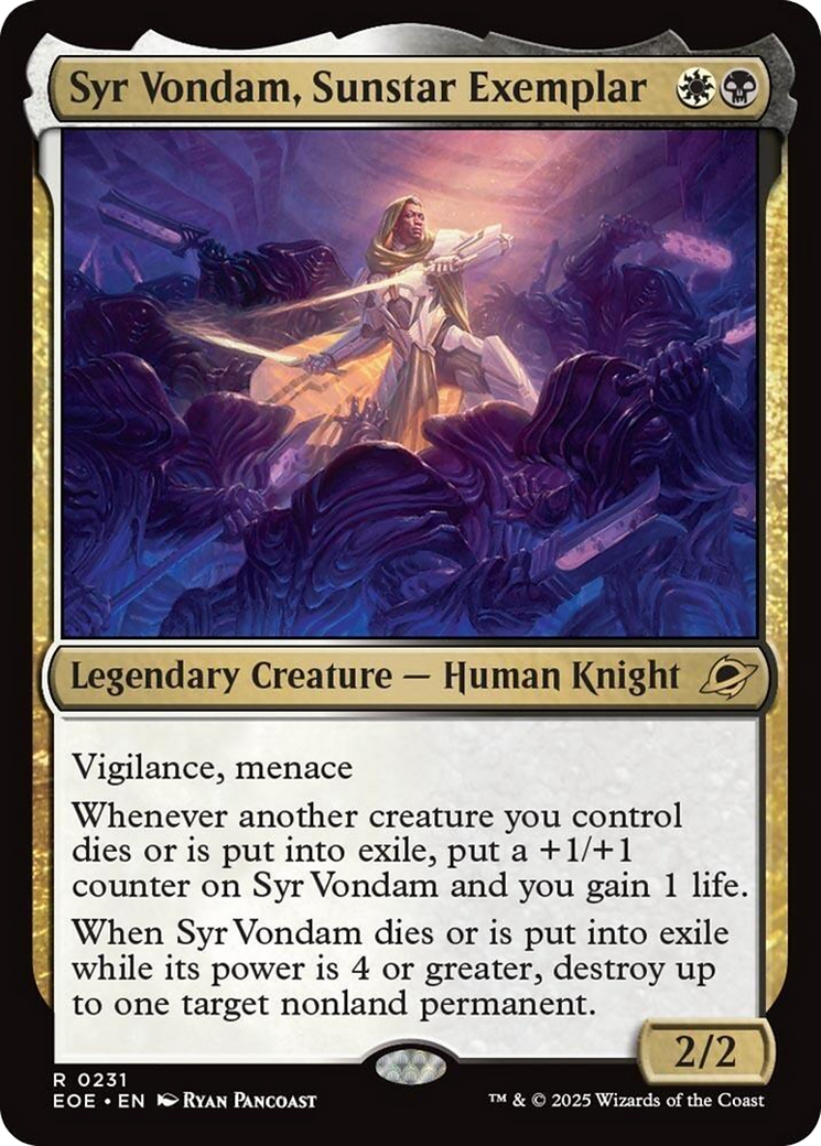 Syr Vondam, Sunstar Exemplar [Edge of Eternities] | Gear Gaming Fayetteville