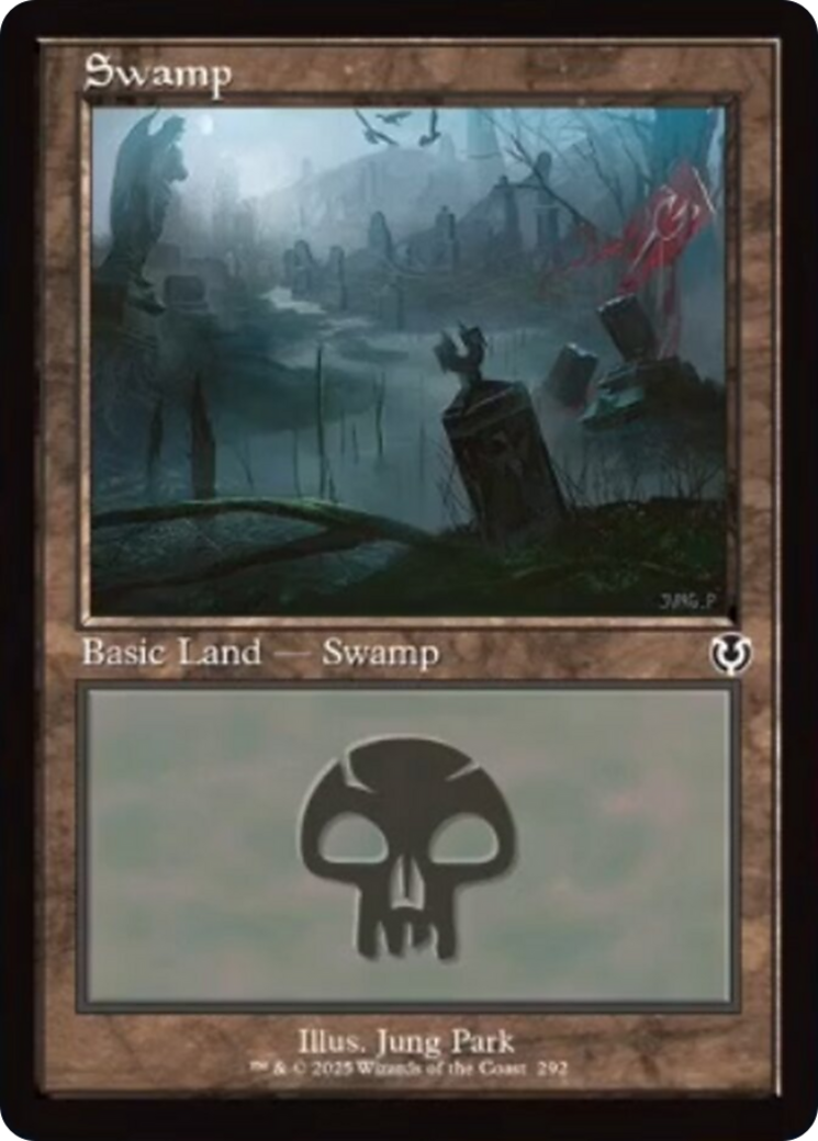 Swamp (292) (Retro Frame) [Innistrad Remastered] | Gear Gaming Fayetteville