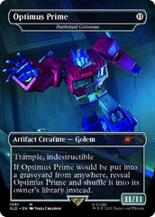 Darksteel Colossus - Optimus Prime (Borderless) [Secret Lair Drop Series] | Gear Gaming Fayetteville