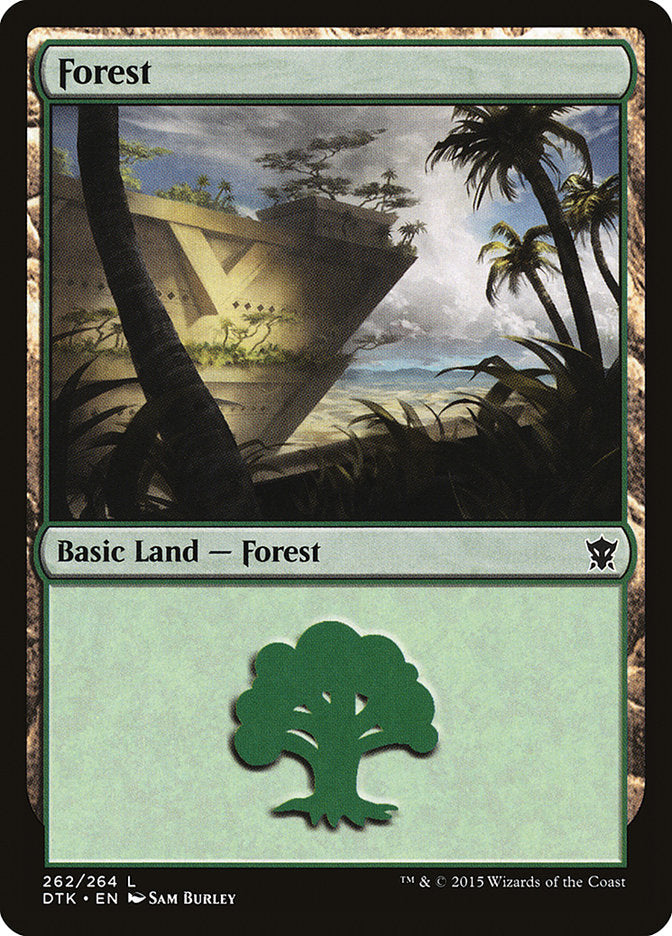 Forest (262) [Dragons of Tarkir] | Gear Gaming Fayetteville