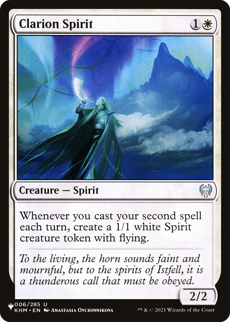 Clarion Spirit [The List Reprints] | Gear Gaming Fayetteville