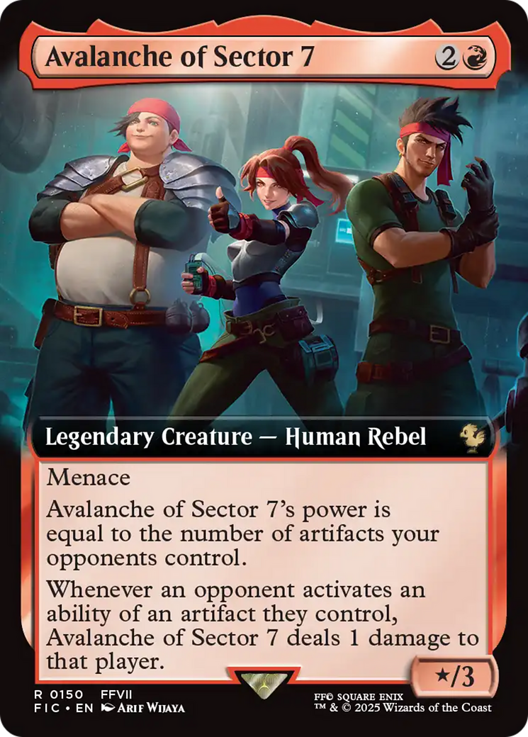 Avalanche of Sector 7 (Extended Art) [FINAL FANTASY Commander] | Gear Gaming Fayetteville