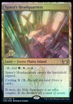 Spara's Headquarters [Streets of New Capenna Prerelease Promos] | Gear Gaming Fayetteville